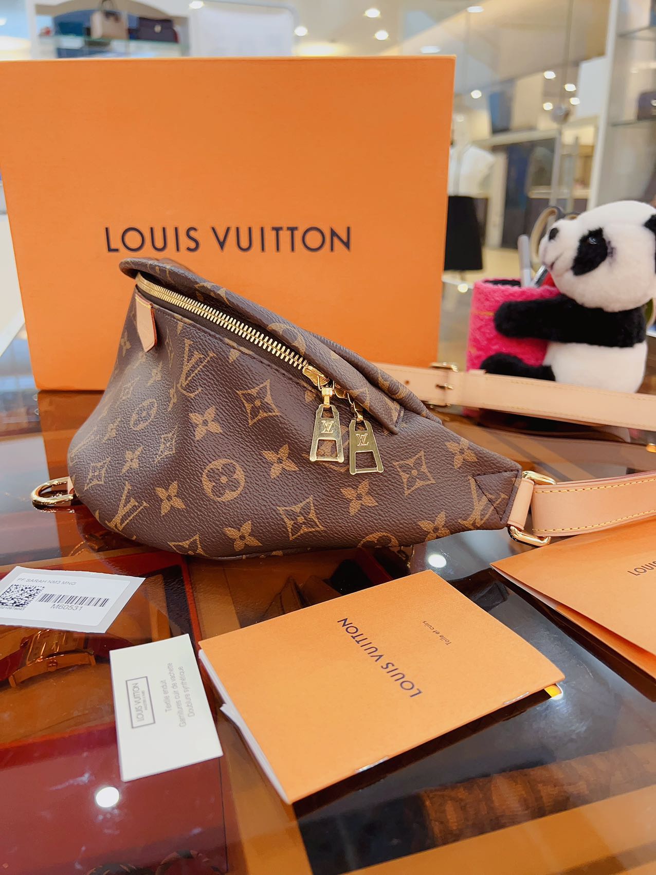 Lv monogram bum on sale bag