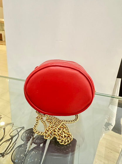 Gucci GG Marmont Mini Bucket Bag Red