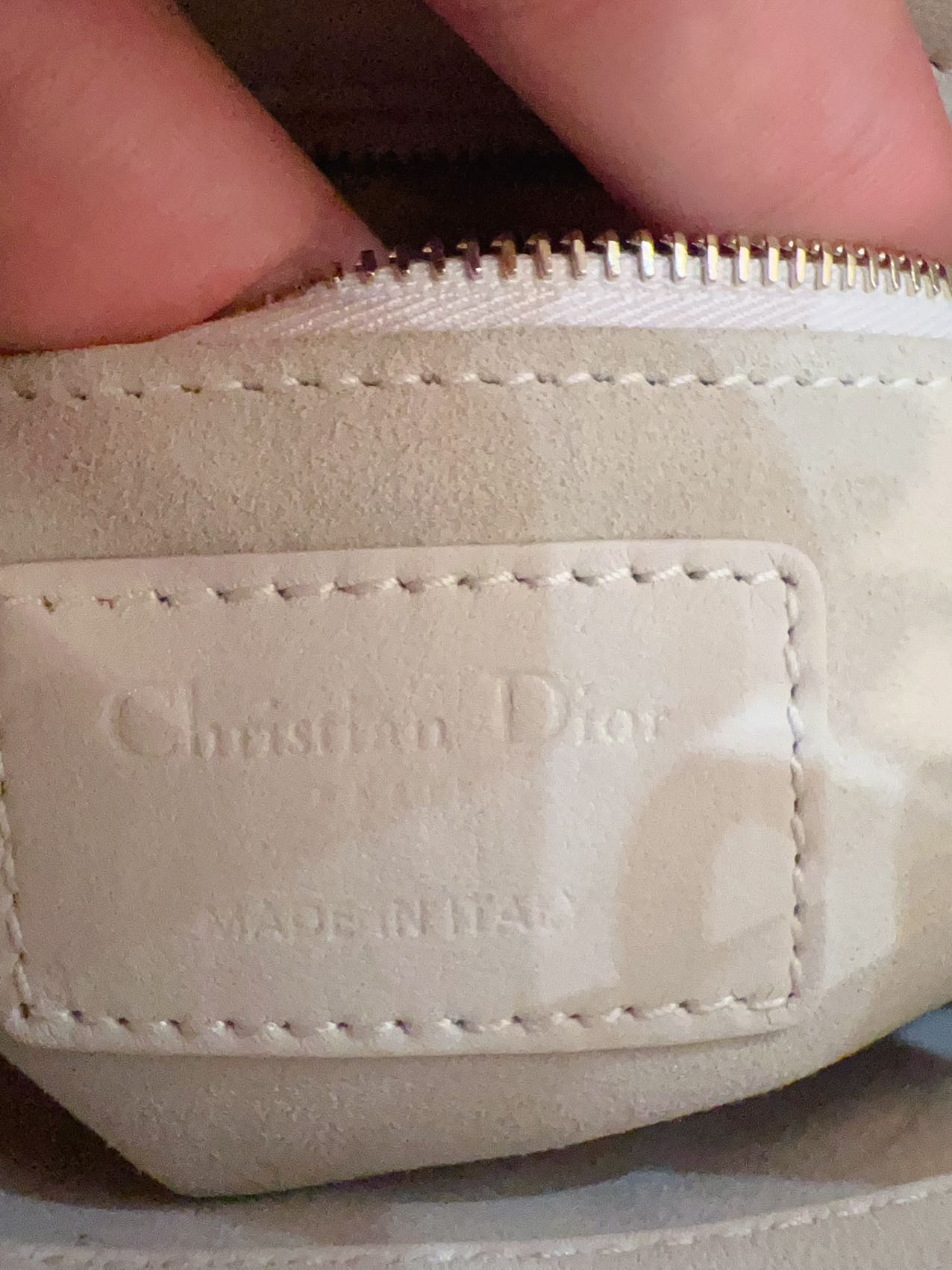 Christian Dior Mini Ultramatte Lady Dior White
