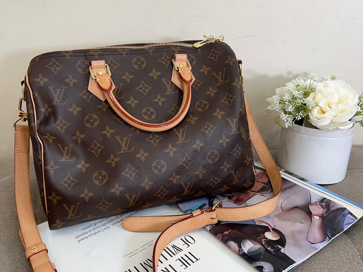 Louis Vuitton Monogram Speedy Bandoulière 30