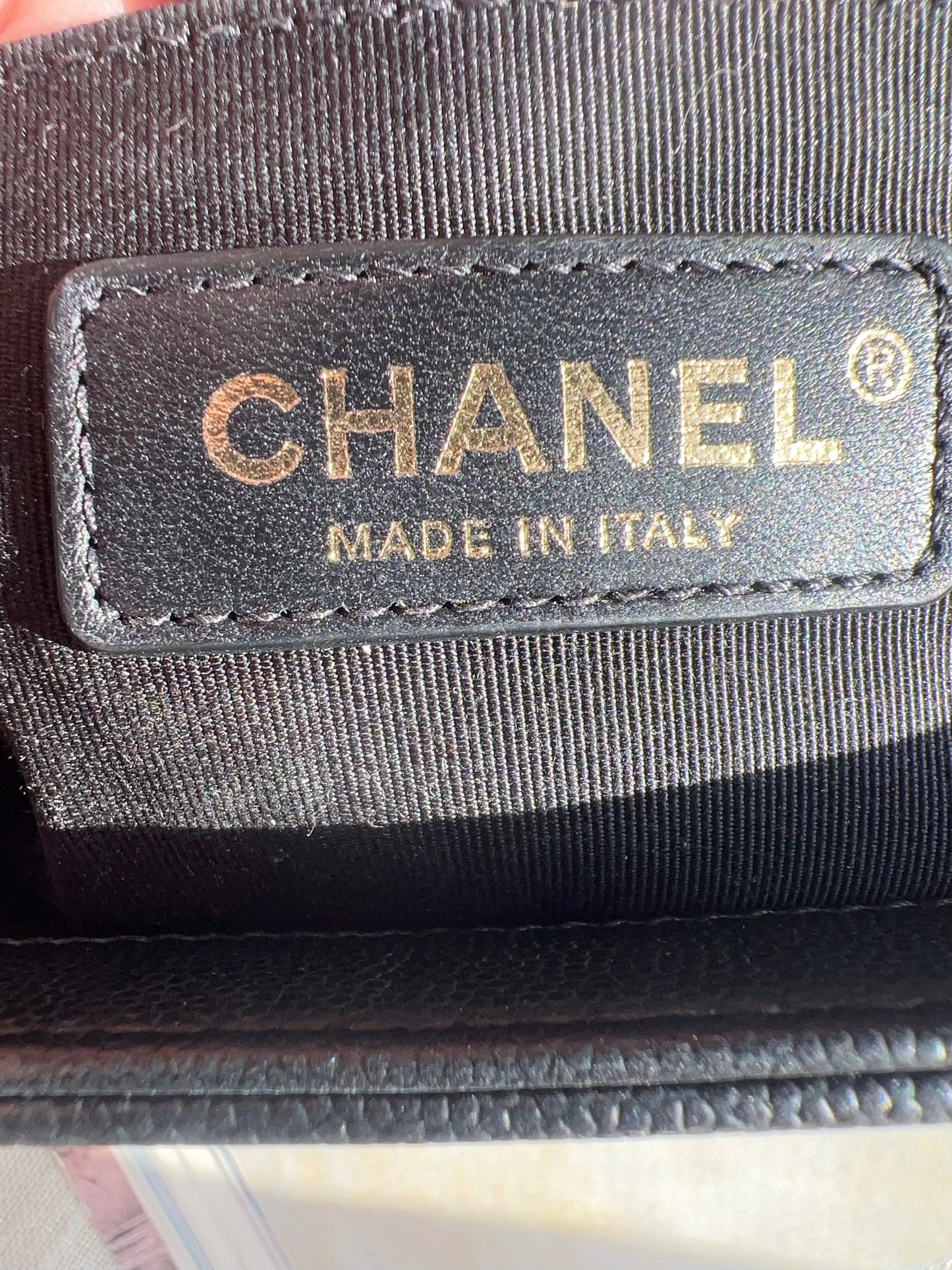 Chanel Chanel Small Black Caviar Boy Bag