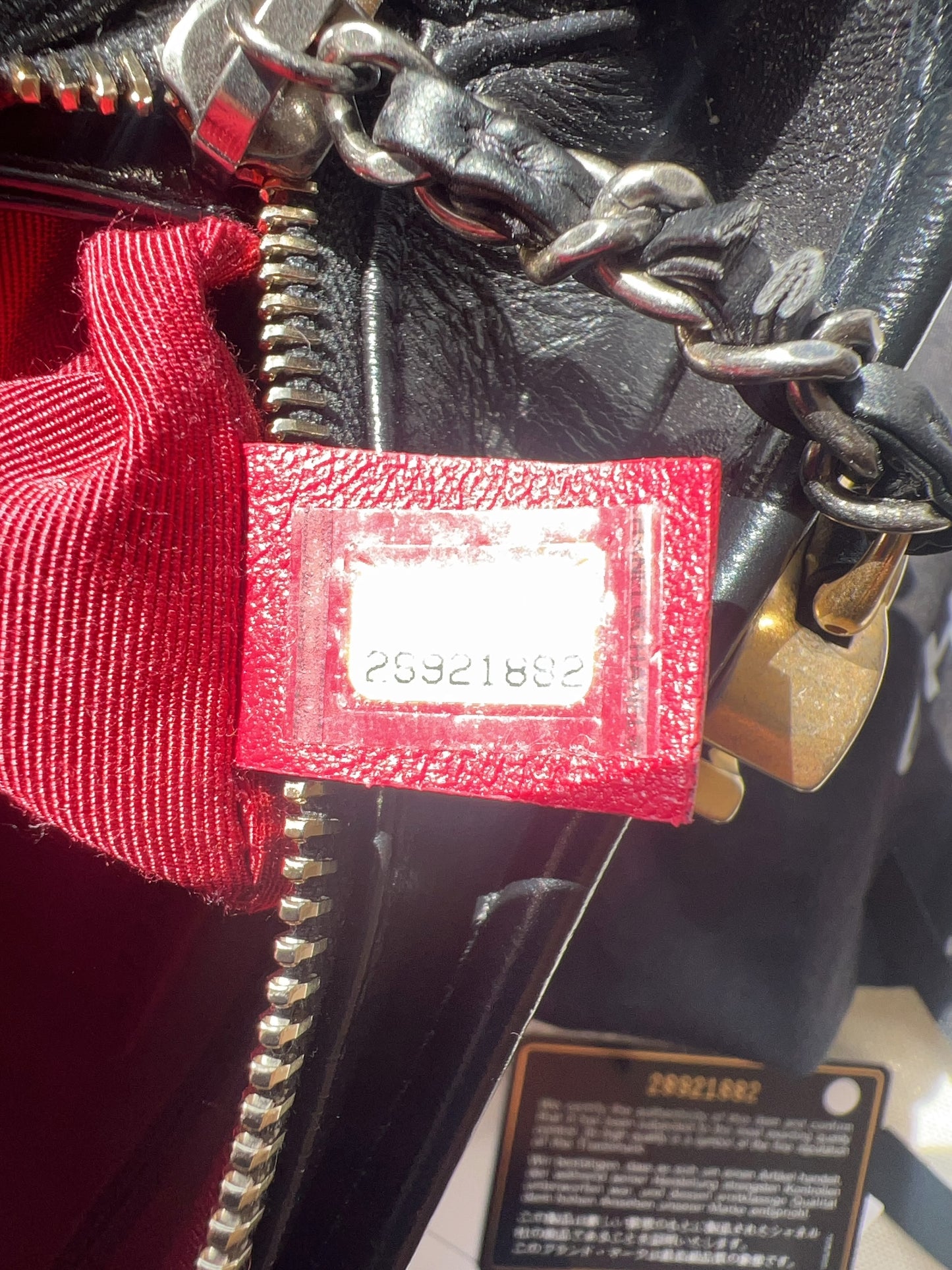 Chanel small Gabrielle Aged Calfskin Quilted Hobo Black