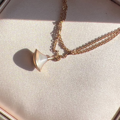 BVLGARI 18k Pink Gold And Mother Of Pearl Divas' Dream Bracelet