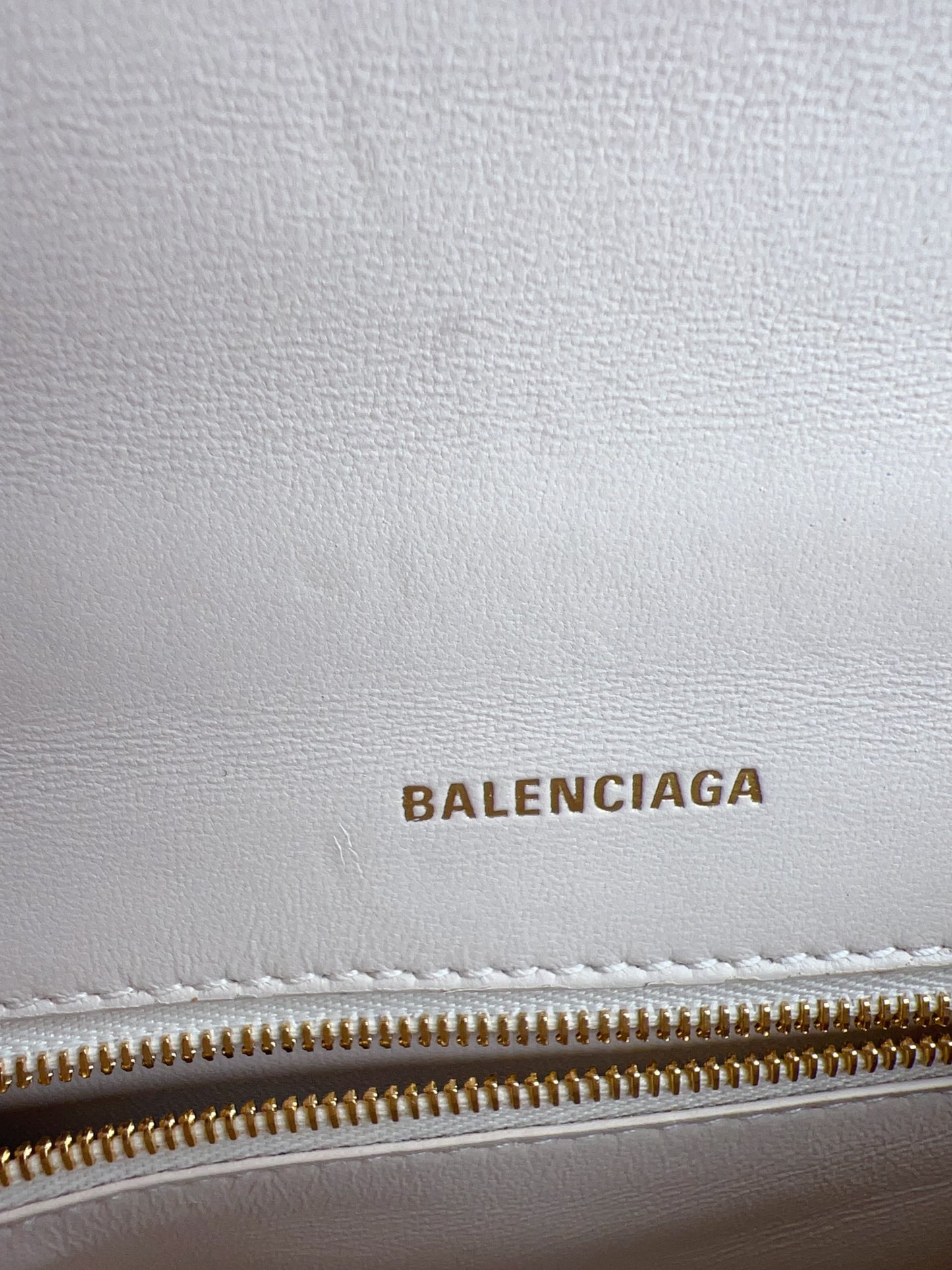 Balenciaga Embossed Hourglass S Top Handle Bag