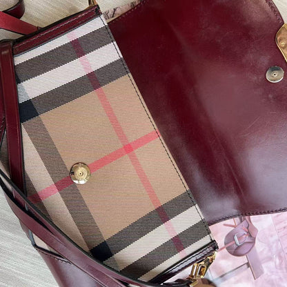 Burberry House Check Pattern Crossbody Bag