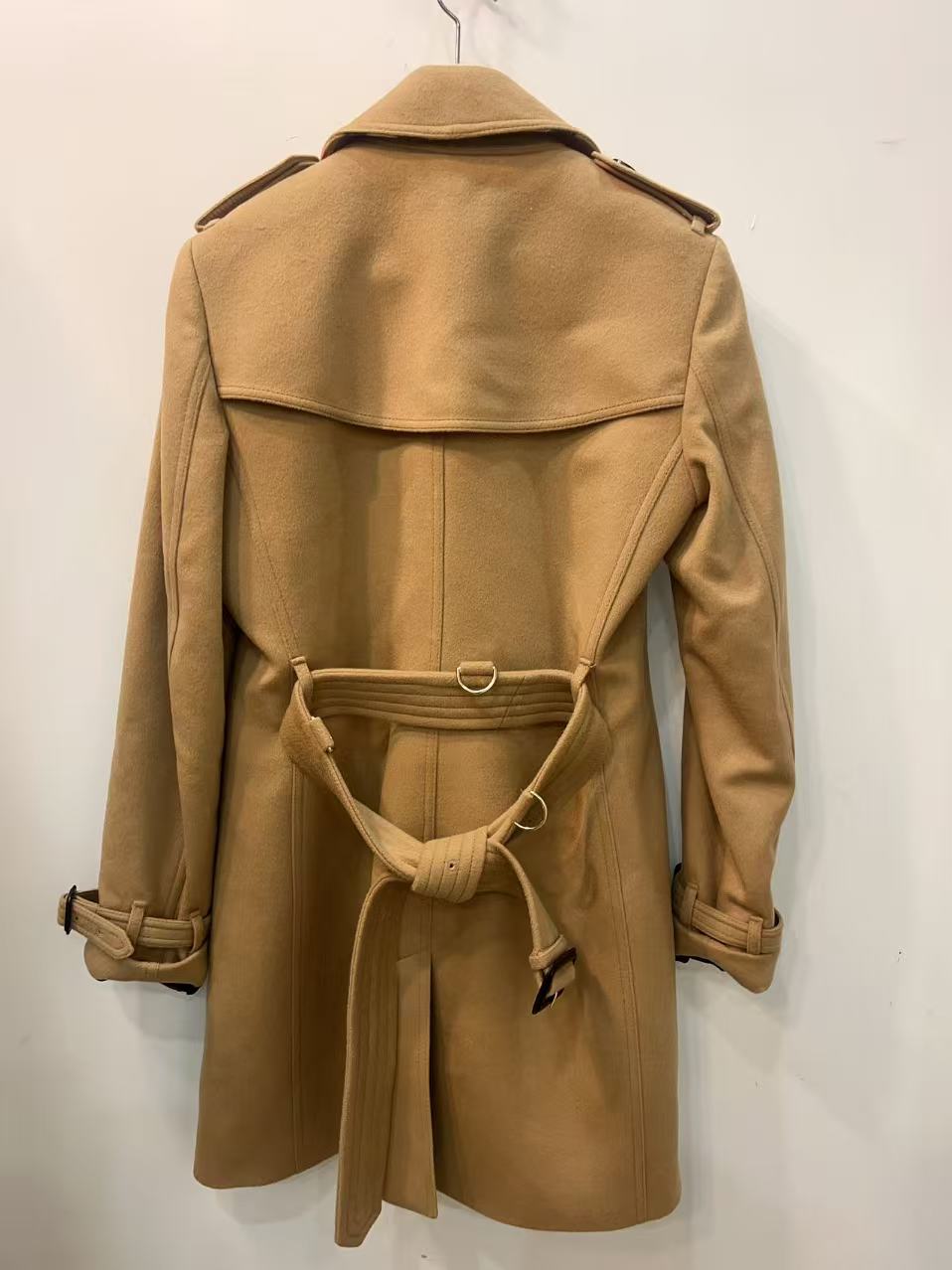 Burberry Kensington Wool Coat US8