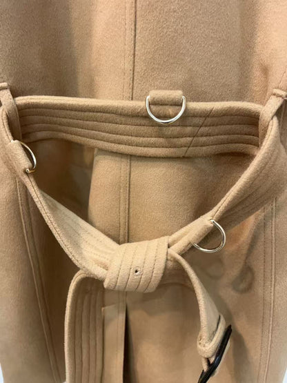 Burberry Kensington Wool Coat US8