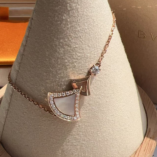 Bvlgari Rose Gold, Diamond and Mother-of-Pearl Divas' Dream Bracelet