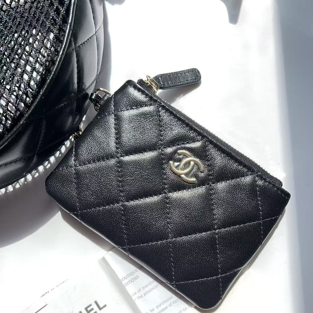 CHANEL CLUTCH WITH CHAIN 2025 BLACK