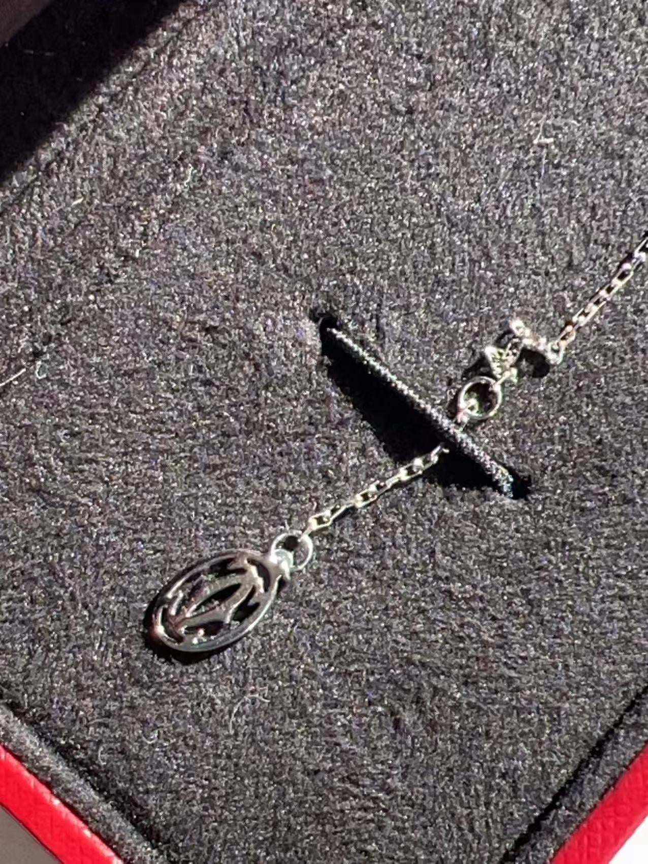 Cartier 18K White Gold Diamond Bracelet