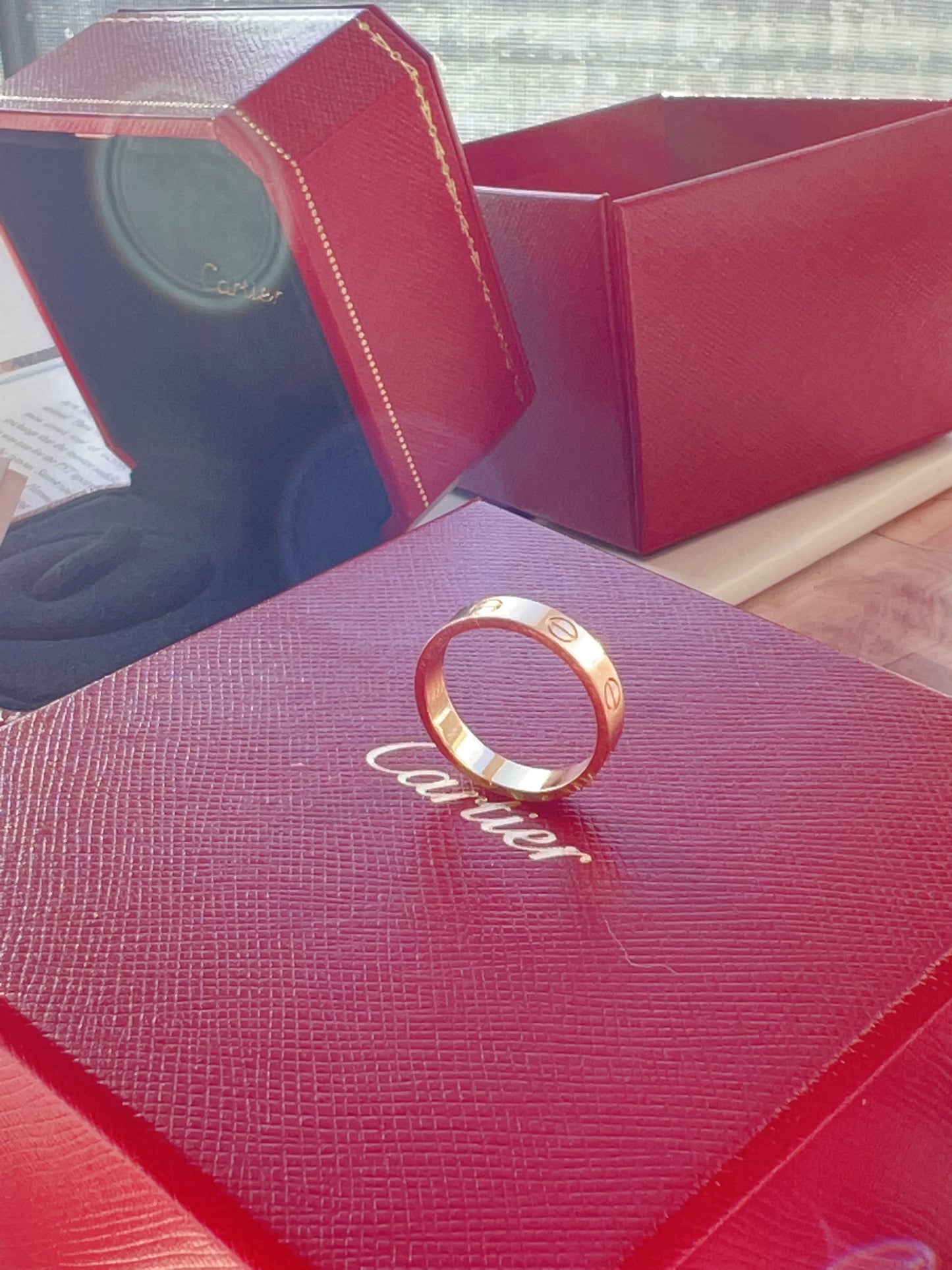 Cartier Love Wedding Band 18K Pink Gold 3.6 mm 2022 Size50