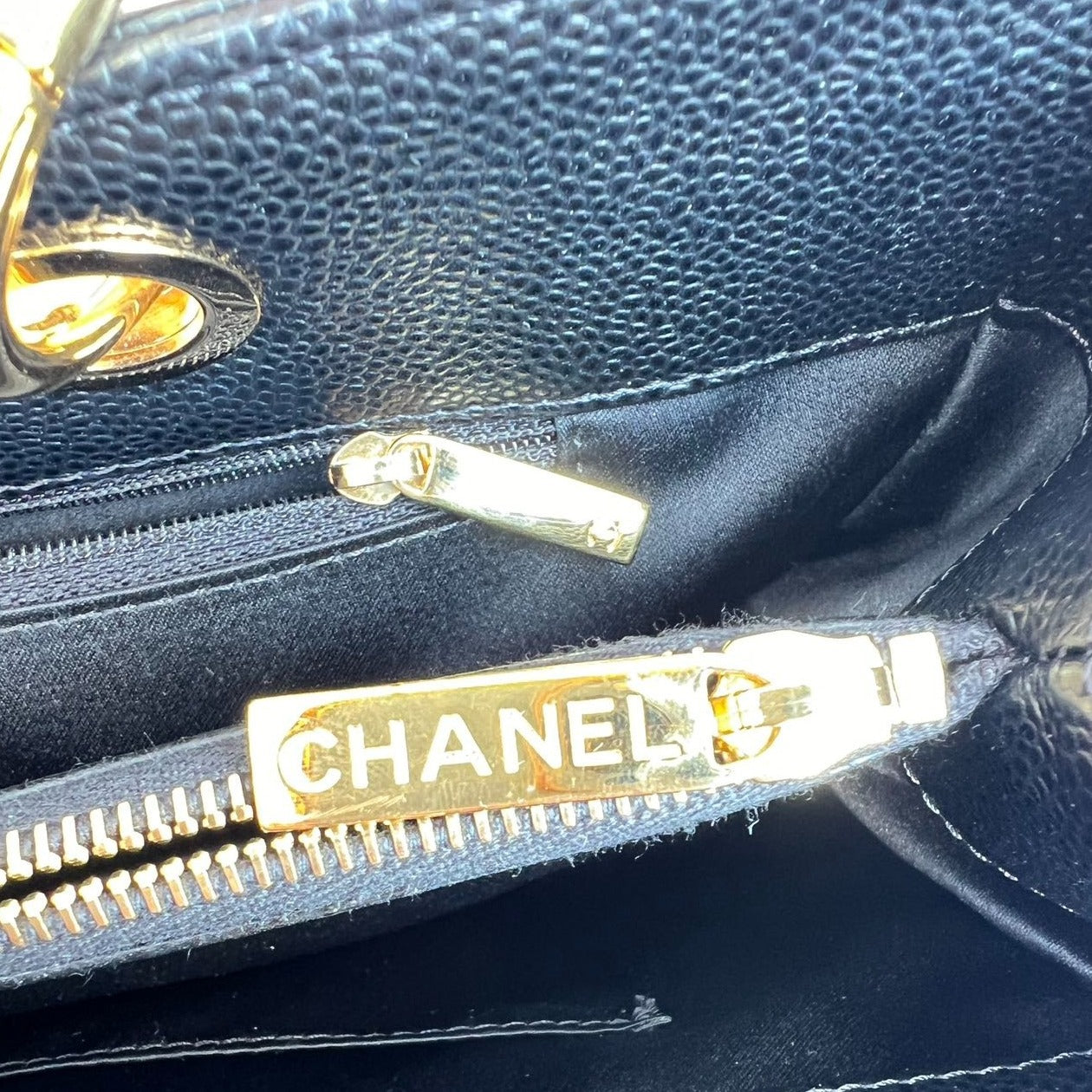 Chanel CC Delivery Tote Quilted Glazed Calfskin Small