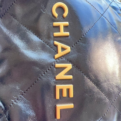 Chanel Calfskin Quilted Mini Chanel 22 Black