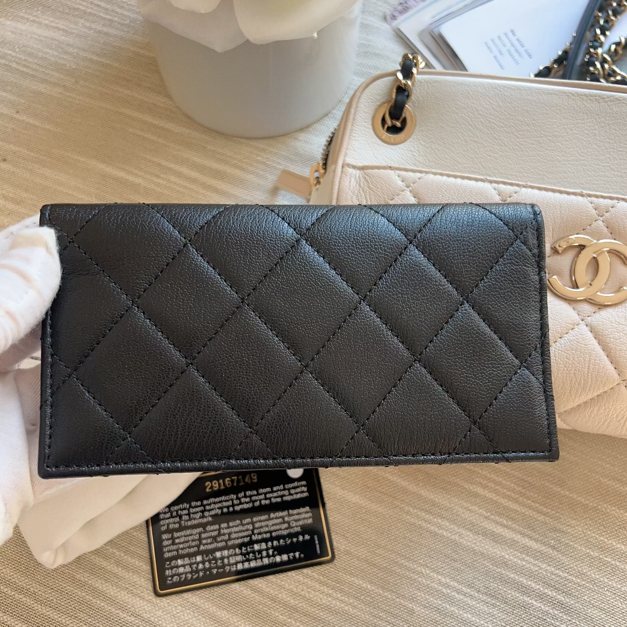 Chanel Triple Color Camera Case Bag with Wallet