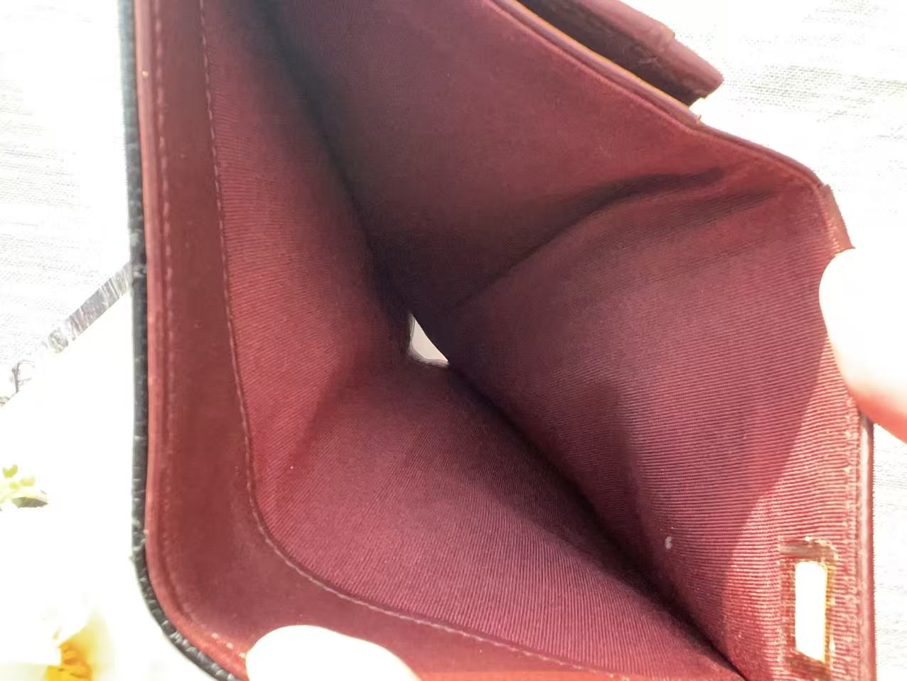 Close-up of a red fabric surface with a blurred background