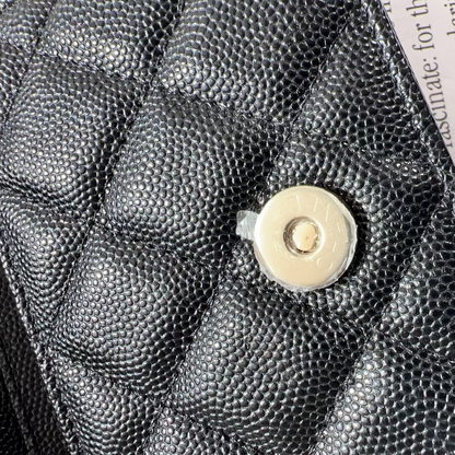 Chanel Caviar Quilted Mini Wallet On Chain