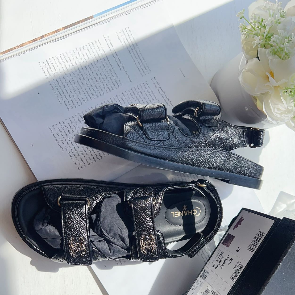 Dad sandals chanel deals