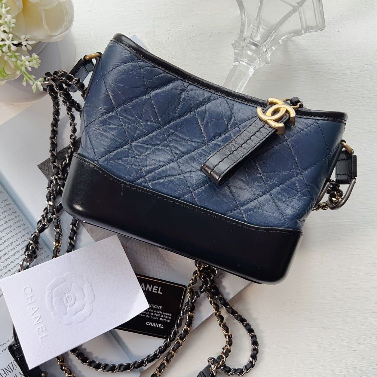 Chanel-Gabrielle-Hobo-Bag-Small-Aged-Calfskin-Navy-Blk