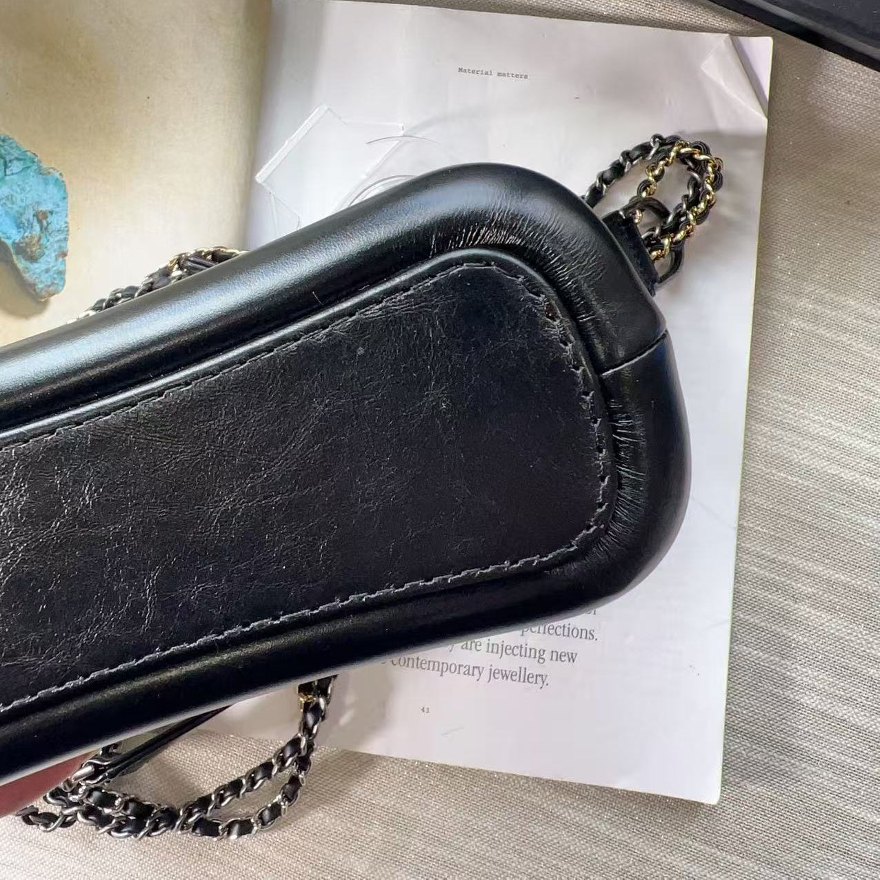 Chanel Gabrielle Hobo Small White Calfskin