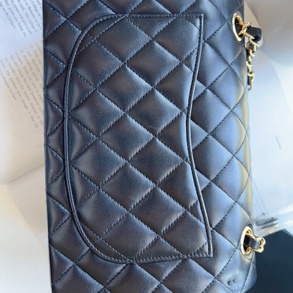 Chanel-Lambskin-Small-Double-Flap-Black-coners1