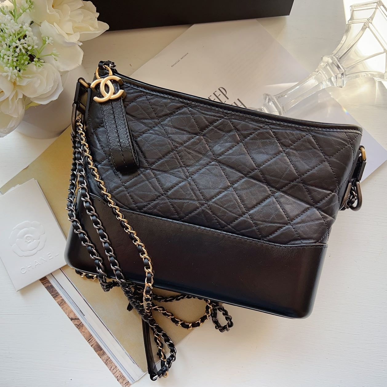 Chanel Quilted Calfskin Small Gabrielle Hobo Bag 2021