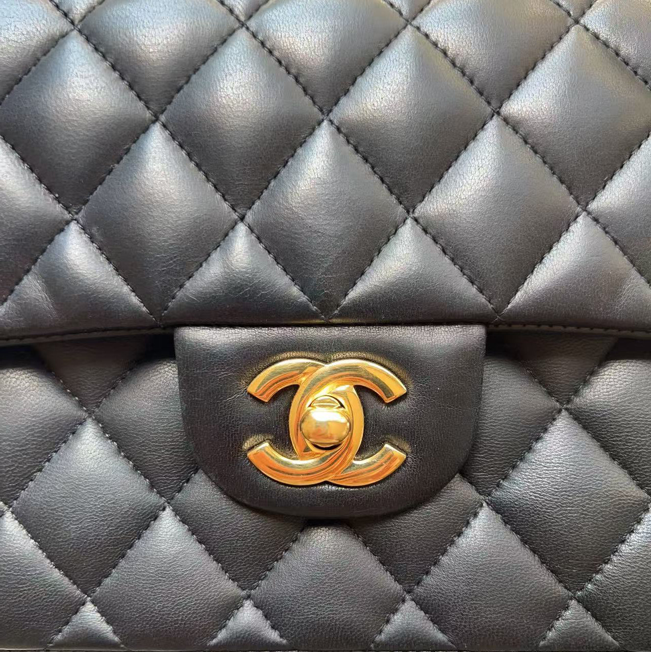 Chanel Quilted Classic Small Double Flap Bag Black