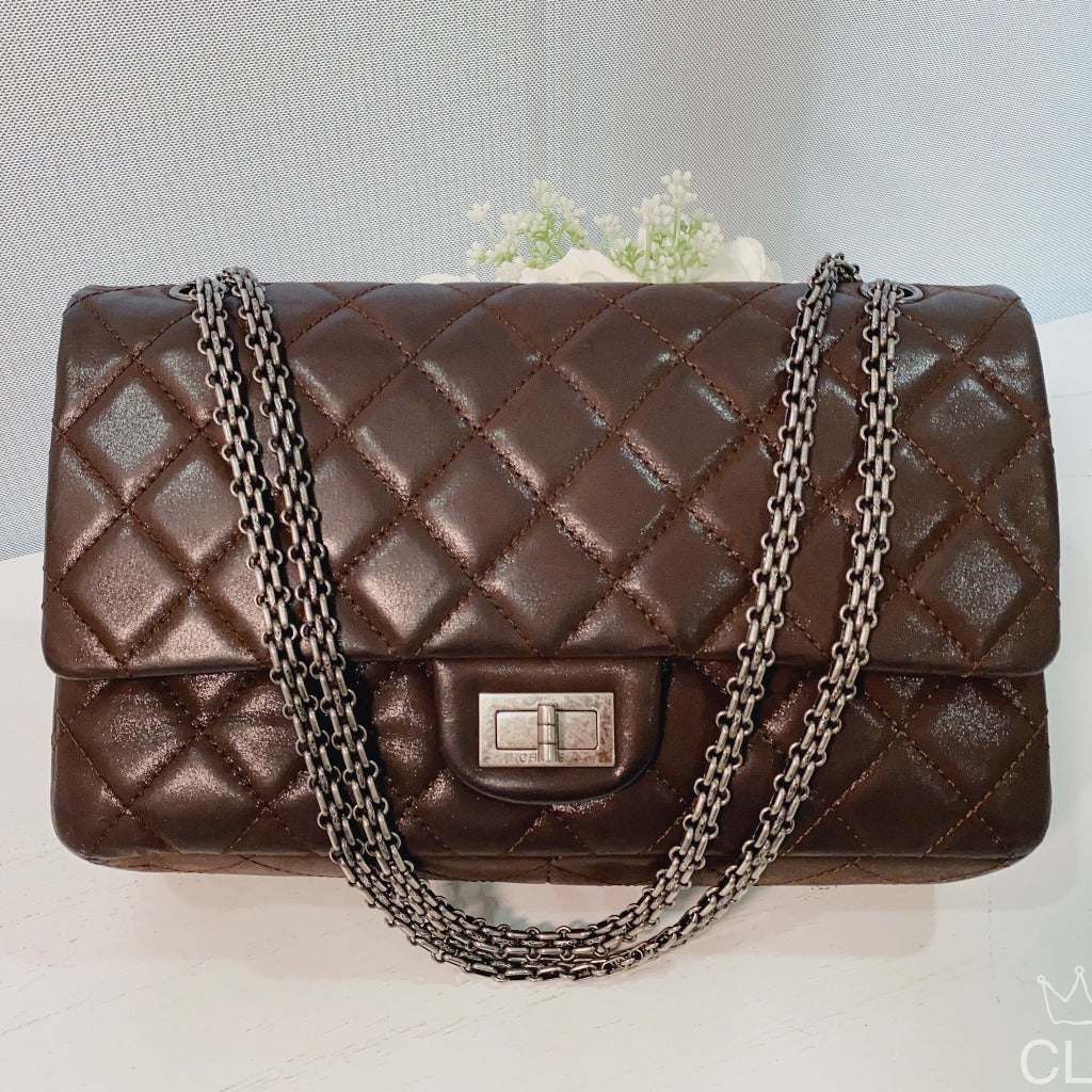 Chanel Reissue 2.55 227 Brown Bag