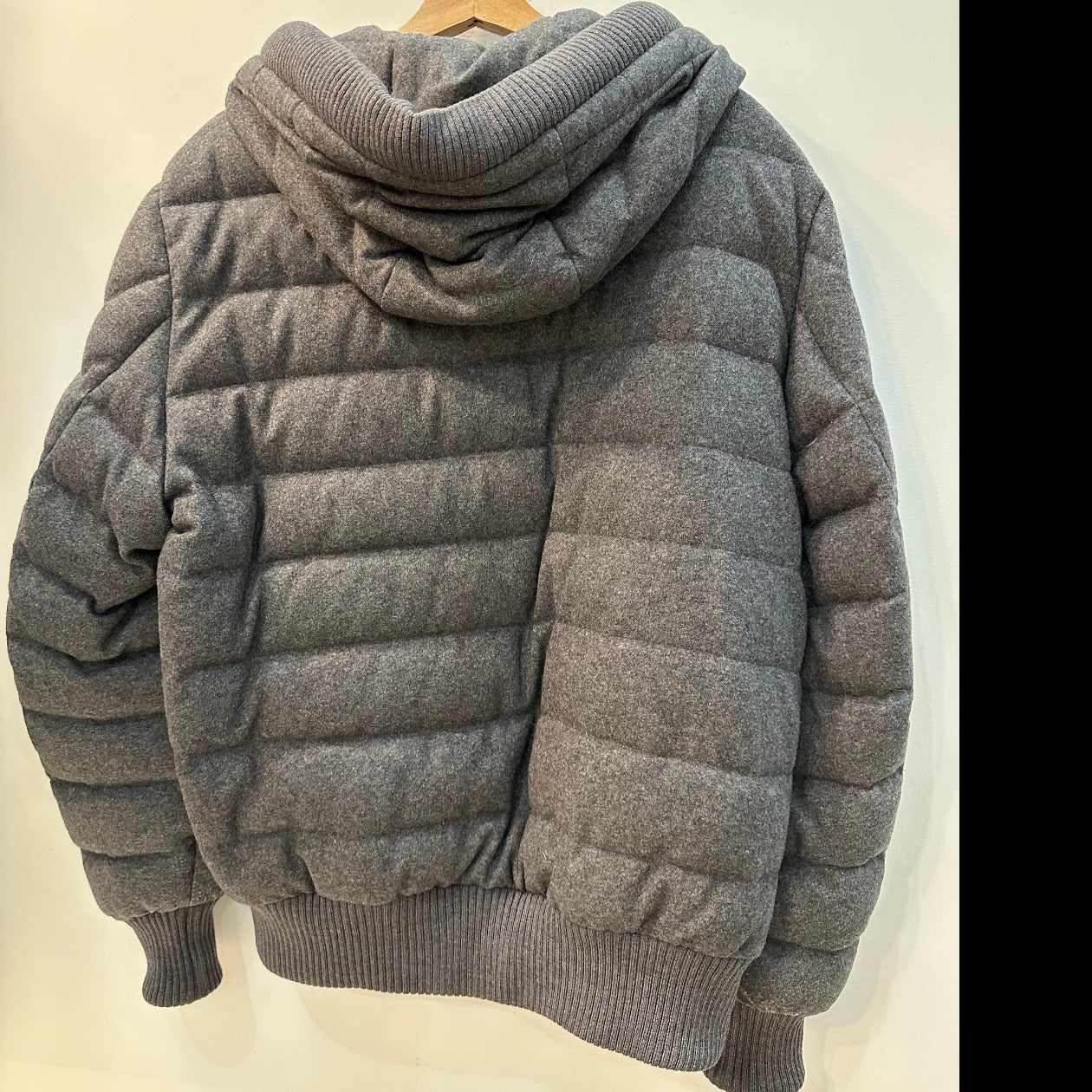 Moncler Renoir Giubbotto Grey Jacket Size6