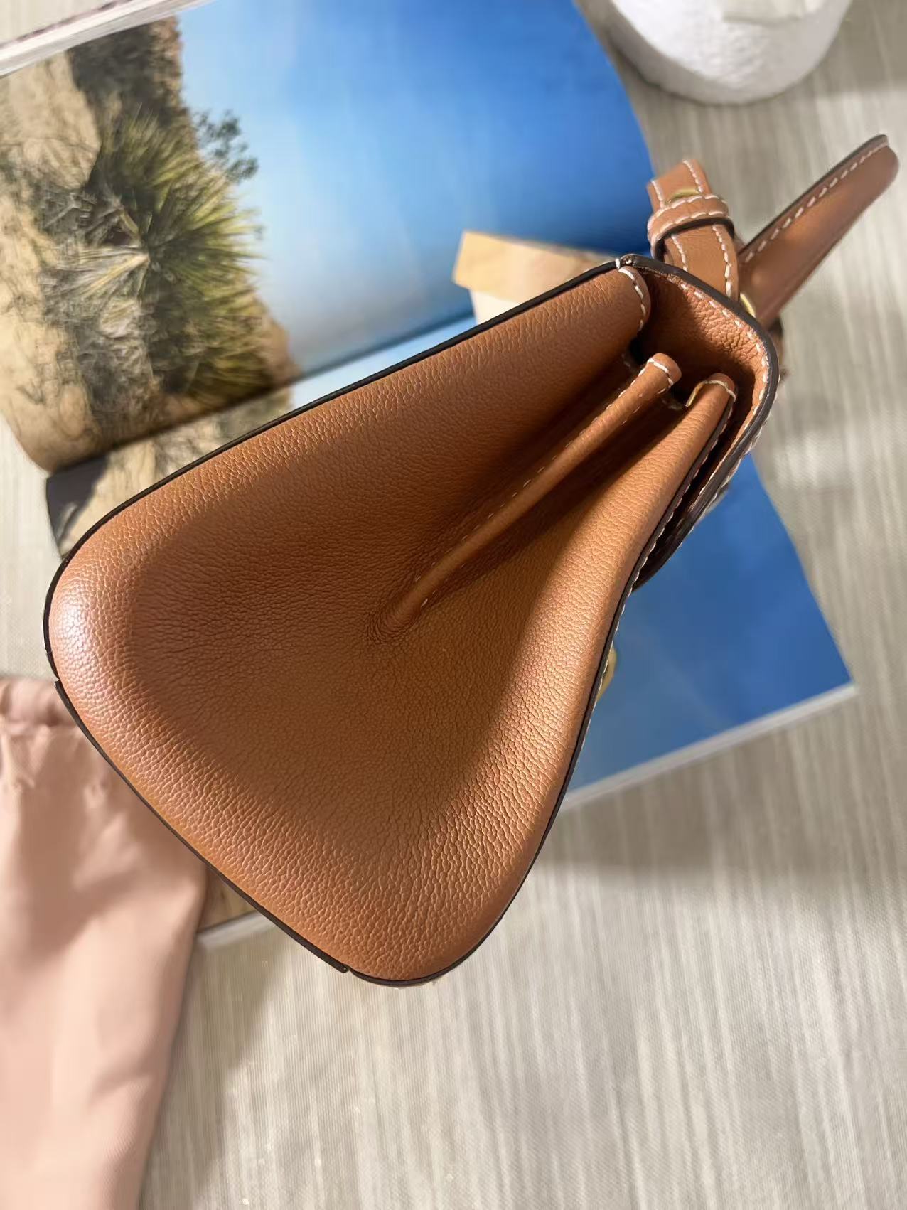 Delvaux Brillant Mini S Rodéo Calf Surpiqué New