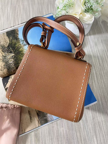 Delvaux Brillant Mini S Rodéo Calf Surpiqué New