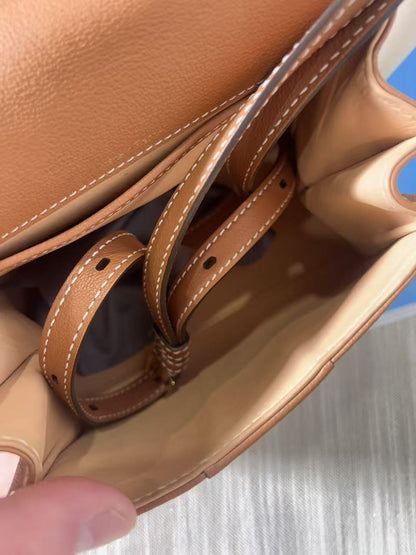 Delvaux Brillant Mini S Rodéo Calf Surpiqué New