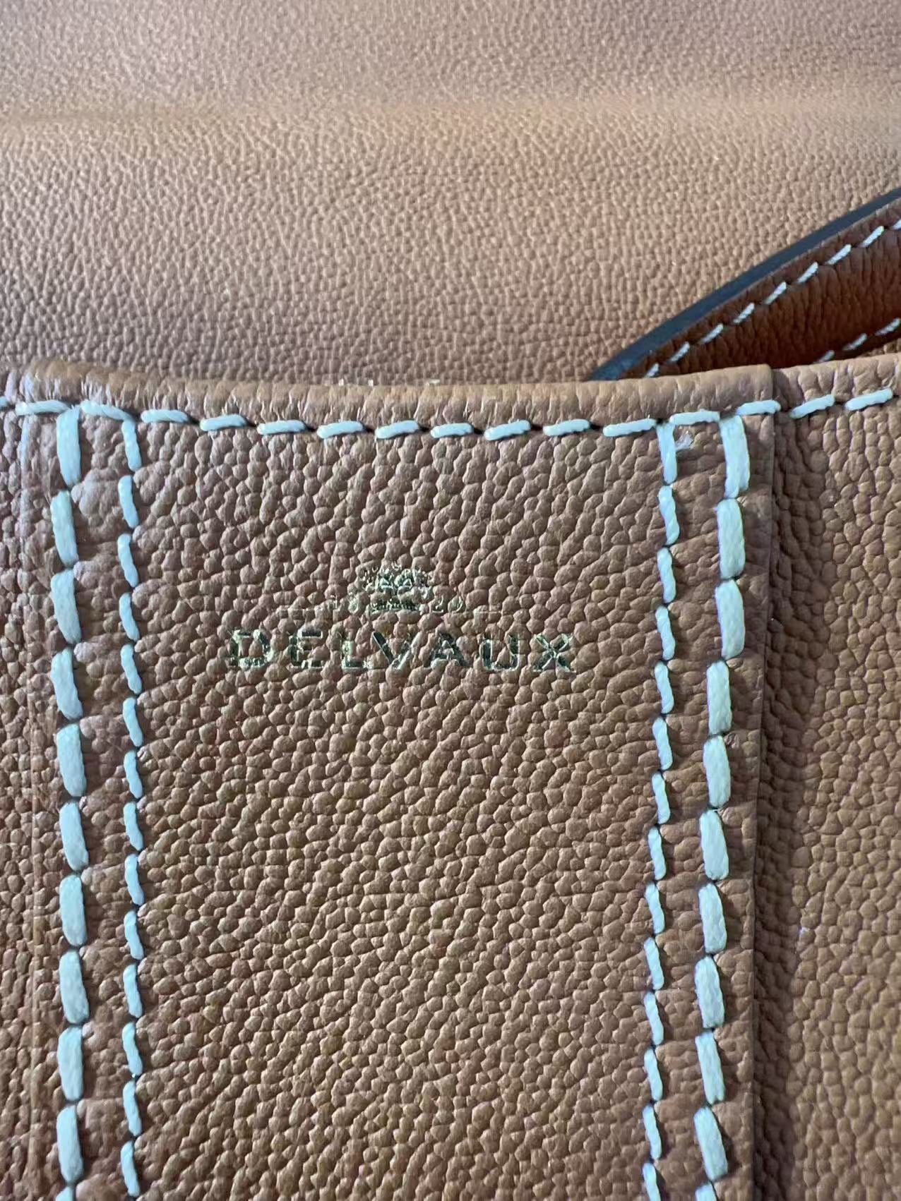 Delvaux Brillant Mini S Rodéo Calf Surpiqué New