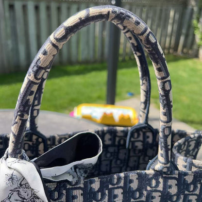 Christian Dior Oblique Jacquard Canvas Book Medium