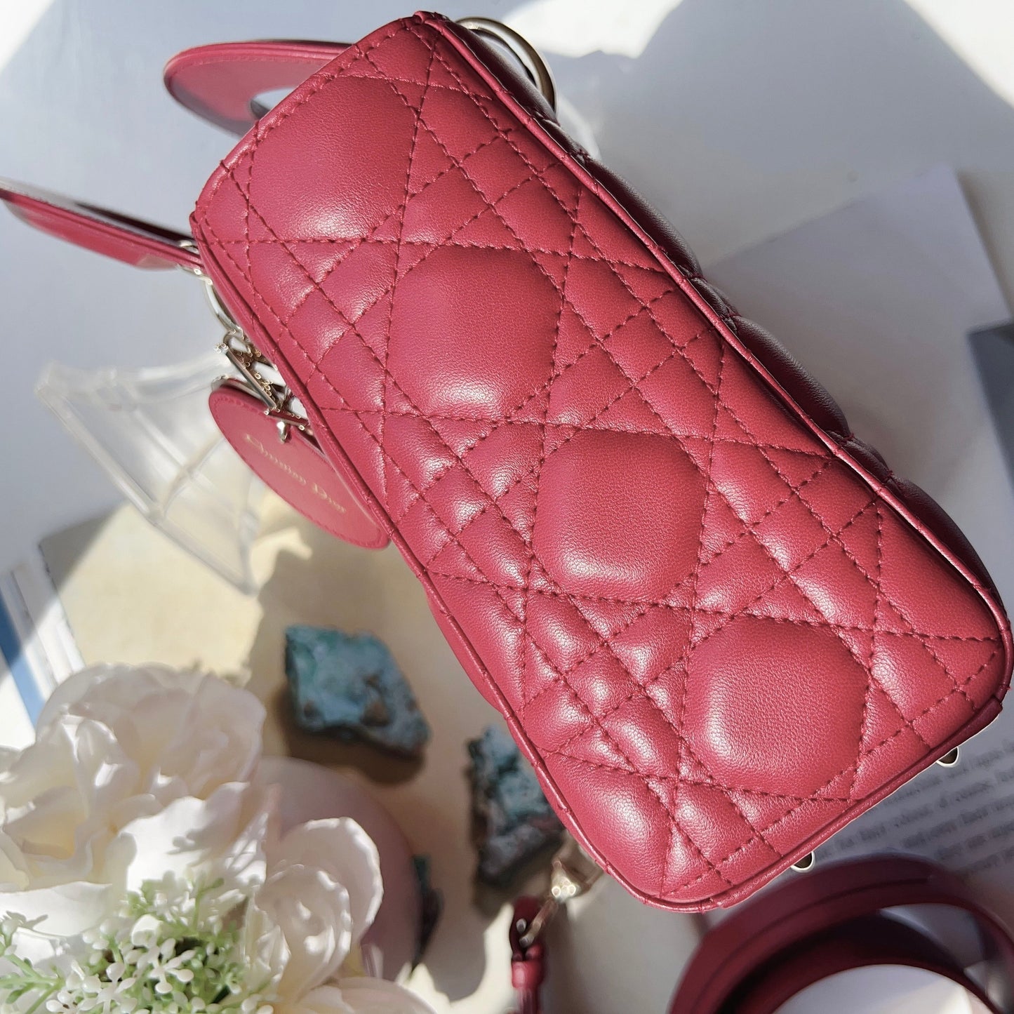 Christian Dior Small Lady Dior My ABC Red