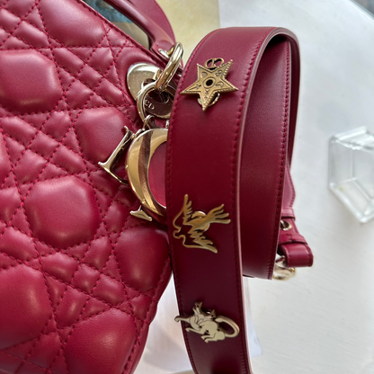 Christian Dior Small Lady Dior My ABC Red