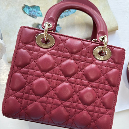 Christian Dior Small Lady Dior My ABC Red