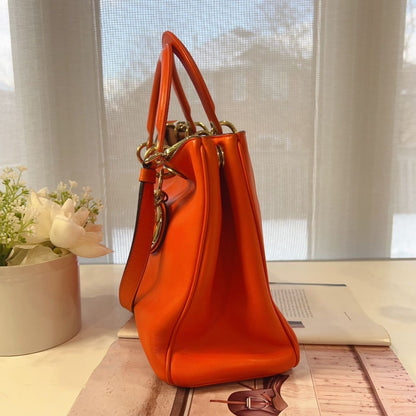 Dior Medium Diorissimo Tote Orange