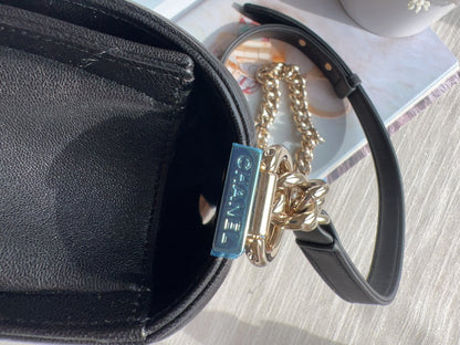 Chanel Leboy medium black gold