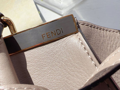 Fendi 3Jours Leather Handbag In Camel