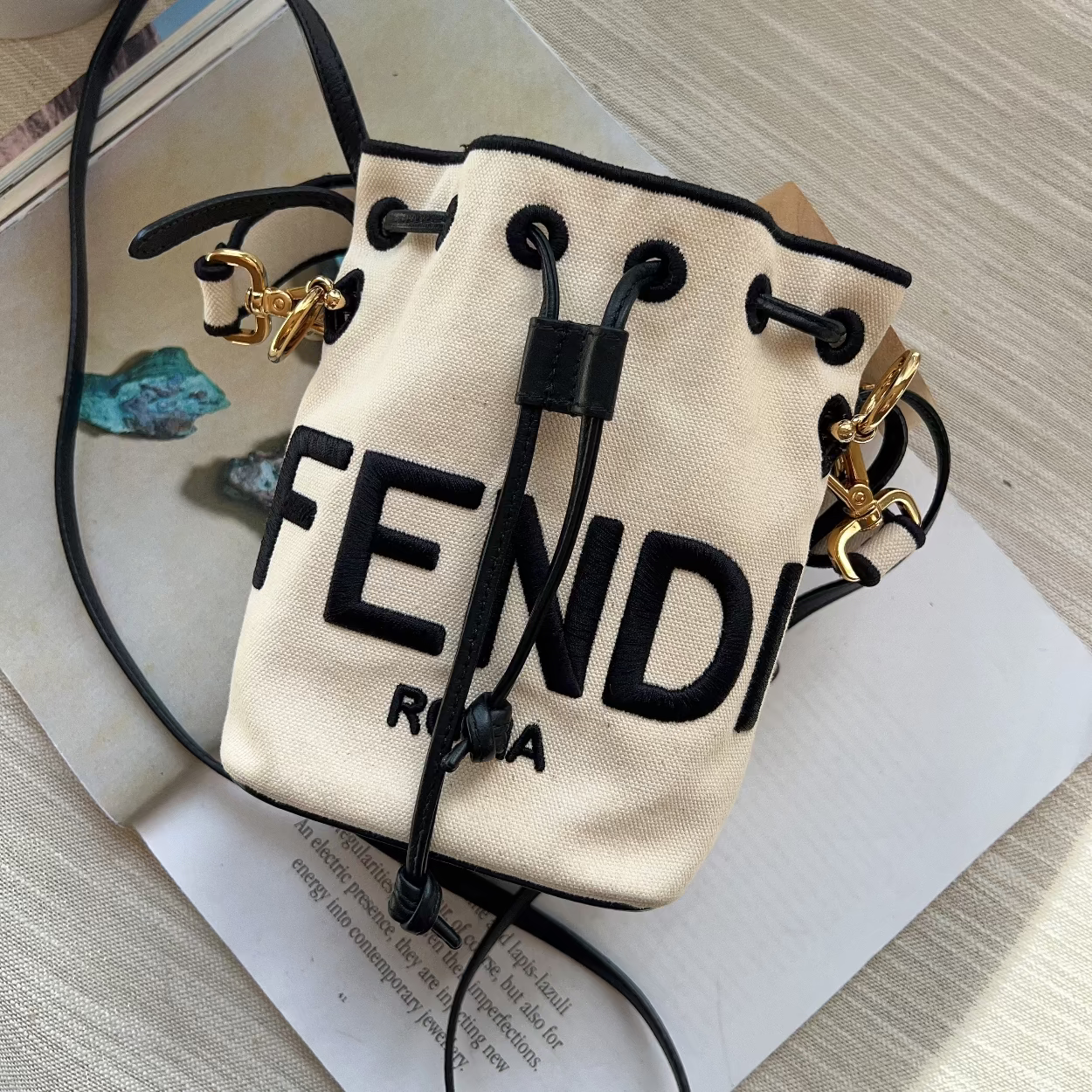Fendi Mon Trésor cloth crossbody bag