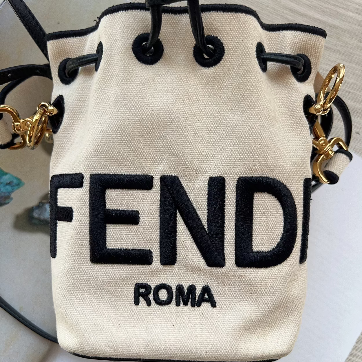 Fendi Mon Trésor cloth crossbody bag