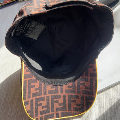 FENDI FF Zucca Printed Baseball Cap
