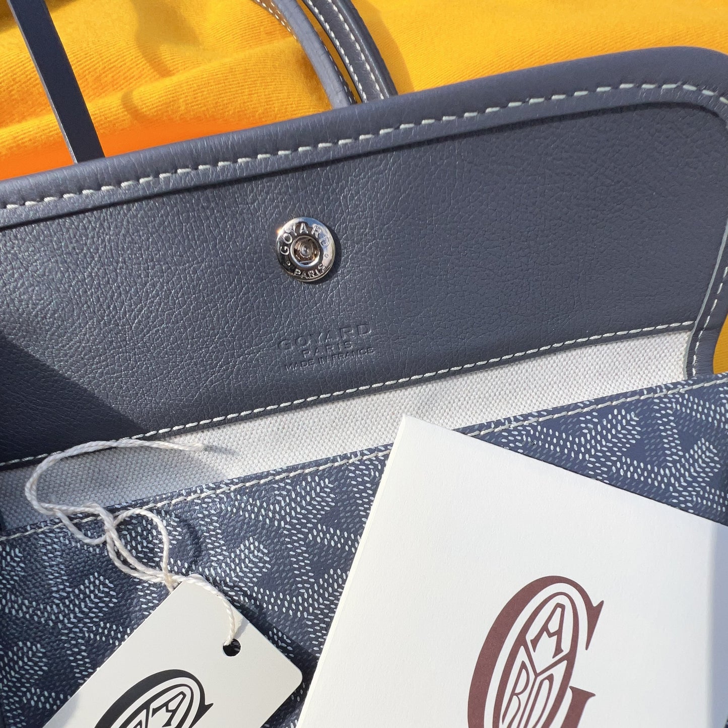 Goyard Grey Goyardine Coated Canvas and Leather Saint Louis GM Tote