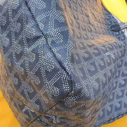 Goyard Grey Goyardine Coated Canvas and Leather Saint Louis GM Tote