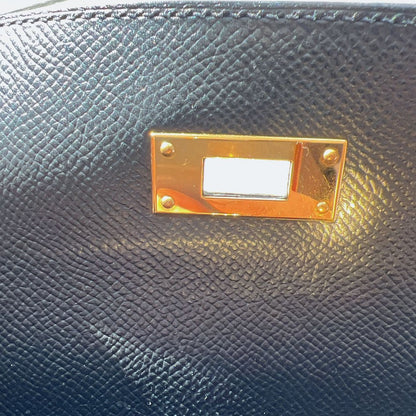 HERMES Kelly 28 Black Epsom