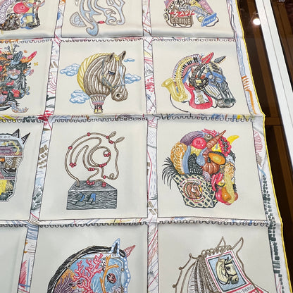 Collection of embroidered or tattoo-style designs 