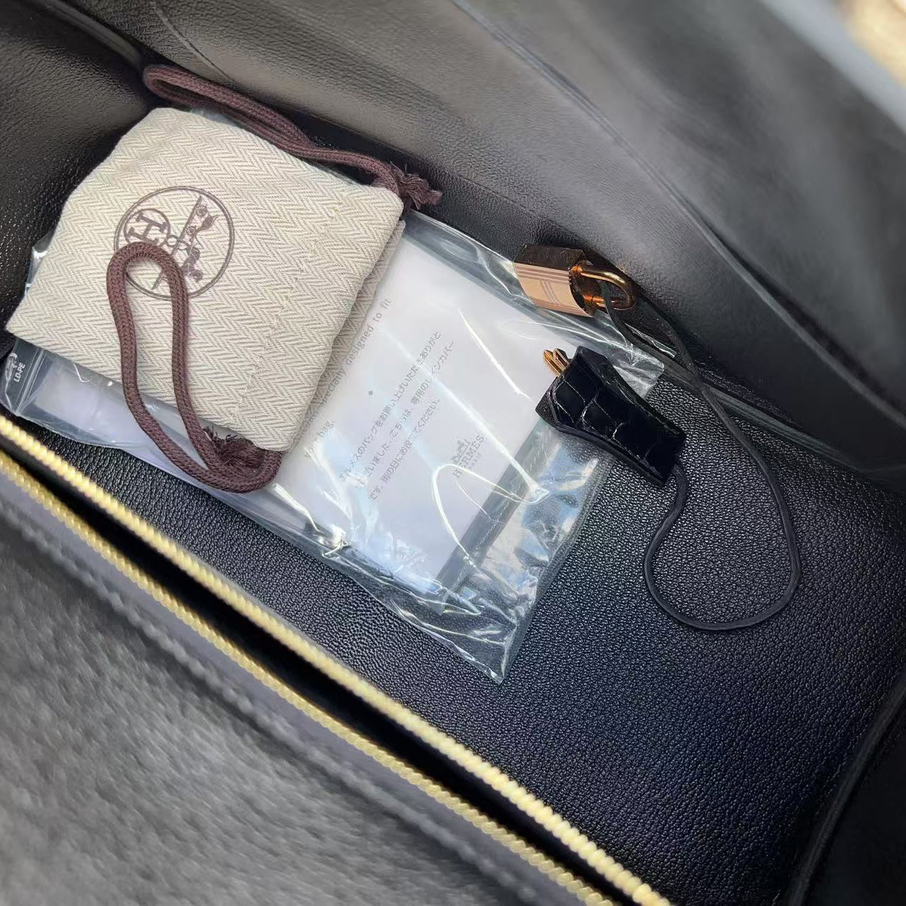 Hermes 2019 Black Noir Birkin 30cm Touch Alligator Togo Bag