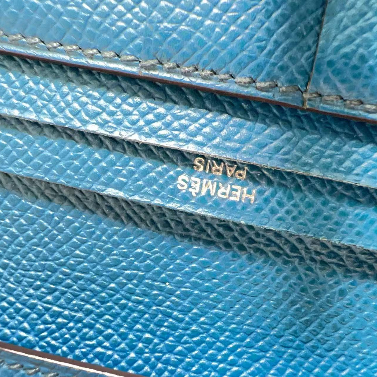 Hermes Bearn Wallet Blue