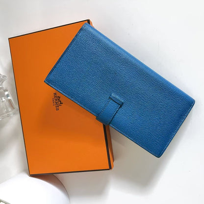 Hermes Bearn Wallet Blue