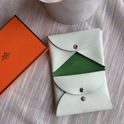 Hermes Calvi Duo Compact Verso Card Holder